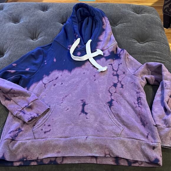 Love vintage tie dye hoodie size large - Picture 1 of 2